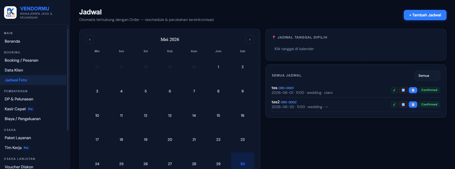 Jadwal Foto